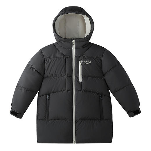 【实体店同款】男童中长款羽绒服冬季新款安奈儿童装AB545362 商品图10