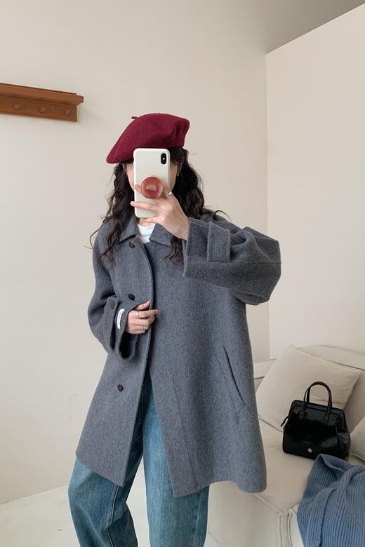 Le Malene 高级感知性优雅呢子羊毛大衣 21098 商品图0