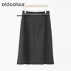 oldcolour欧珂商场同款纯色休闲A字高腰宽松半身裙女Q130613A1 商品缩略图1