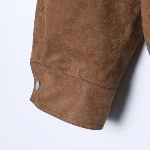 OAS964SDSA男士秋冬新款痞帅男装简约纯色翻领夹克外套百搭时尚设计师 商品图4