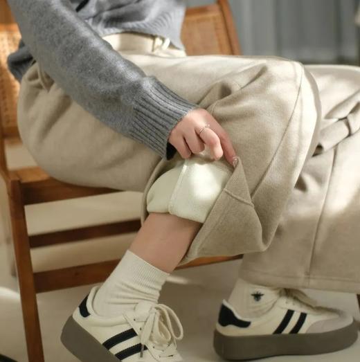 伊泺杉人字纹羊毛阔腿裤 ，人字纹、中线设计，更显瘦、更时髦【3-5天发货】 商品图14