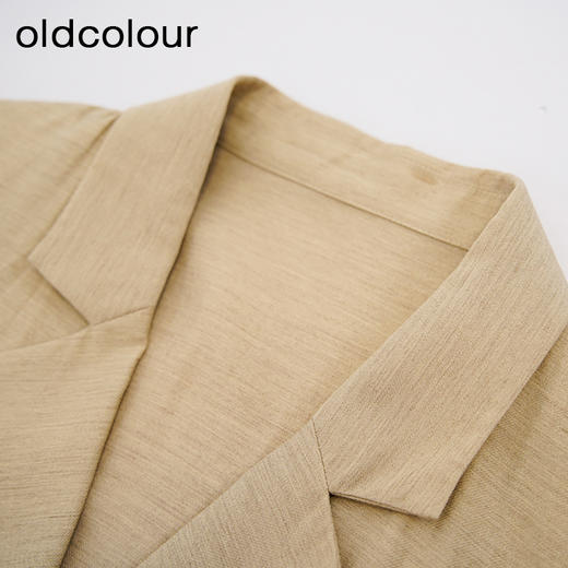 oldcolour欧珂春季时尚新款商场同款纯色长袖短外套女Q140402A1 商品图2