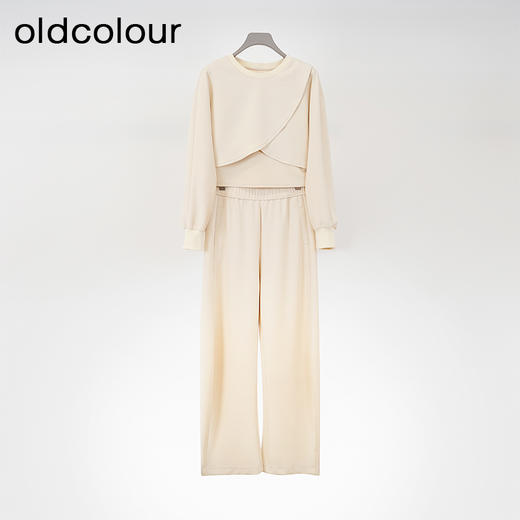 oldcolour欧珂春季新款商场同款纯色休闲三件套装女Q131405A1 商品图0