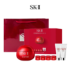 【送礼袋】SKII肌底赋能焕颜精华霜礼盒（新版大红瓶面霜80g+面霜15g*4+洁面20g*2）香港/内地随机发 商品缩略图1