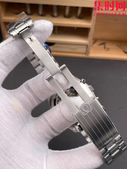 N1欧米茄超霸计时系列 超霸月球表 第四代超霸 熊猫超霸 定制透底Cal.3861手动上链机械机芯 男士腕表 表径42mm 商品图6