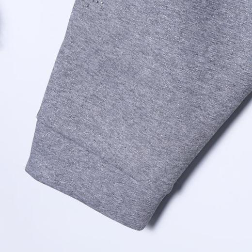 25157SDSA秋冬新款痞帅男装韩版简约纯色烫钻抽绳拉链连帽卫衣百搭时尚 商品图4