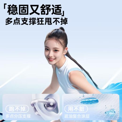 联想 开放式真无线蓝牙耳机 TA410 风暴灰 商品图3