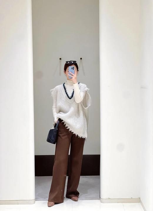 【高品质私服】【IC羊毛混纺罗马直筒裤】简洁修身裤型 裤型修饰身材，穿着舒适G1139-CC【无标出货 介意慎拍】 商品图4