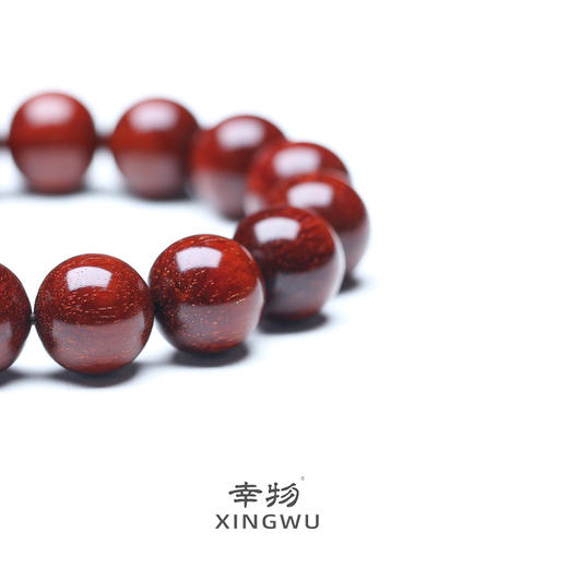 【青山特惠】1.5*15颗4.5星带金星小叶紫檀手串 t20 商品图2