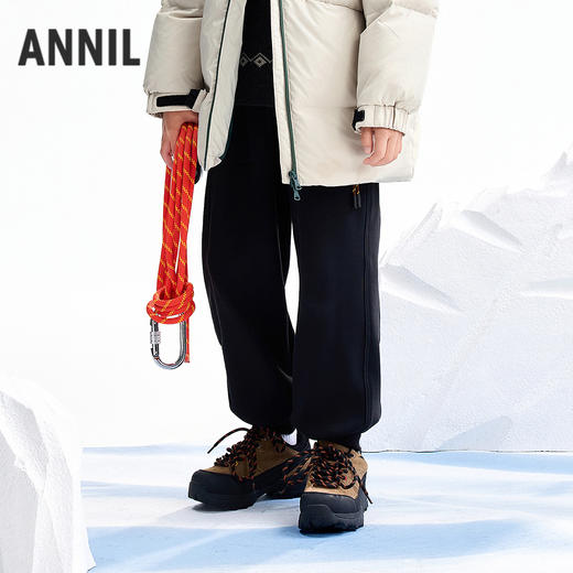 【实体店同款】男童全腰针织长裤冬季新款安奈儿童装AB546080 商品图1