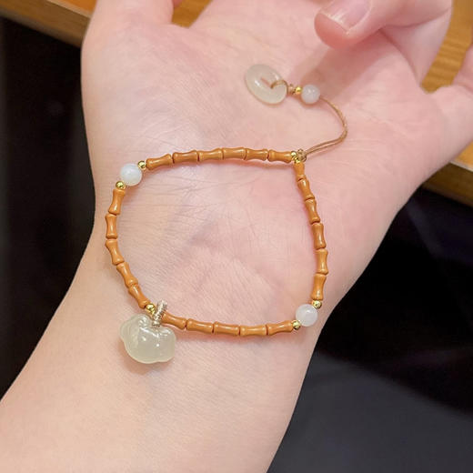 和田玉如意锁手链 CF 商品图1