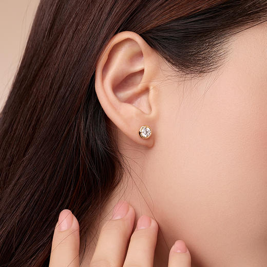 Fanci范琦【甜心巧克力系列】小甜巧耳钉925银经典简约耳饰 送女友生日礼物 商品图4