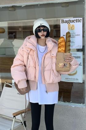 Stay2Weeks 时尚个性厚实保暖连帽羽绒服 21099