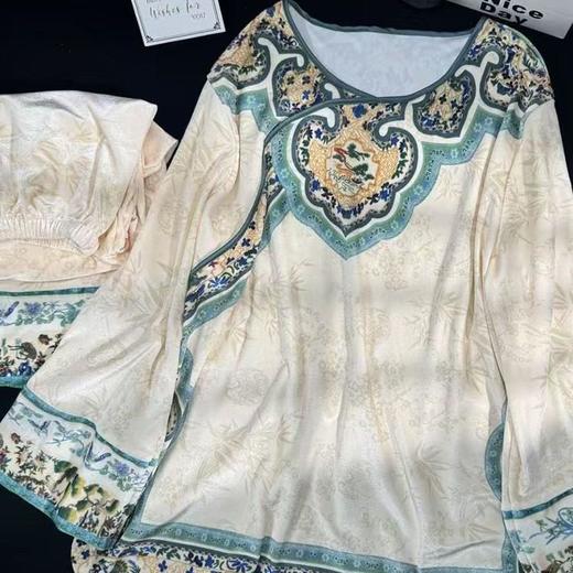 【钻石绒复古銮金家居服】2025女秋冬新款加厚长袖长裤套装家居服女 商品图1