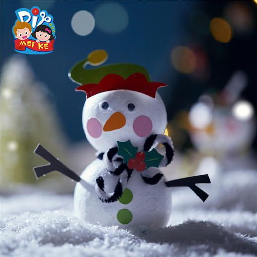 圣诞节雪人立体雪人手工diy幼儿园儿童创意圣诞树装饰小礼物场景 商品图1