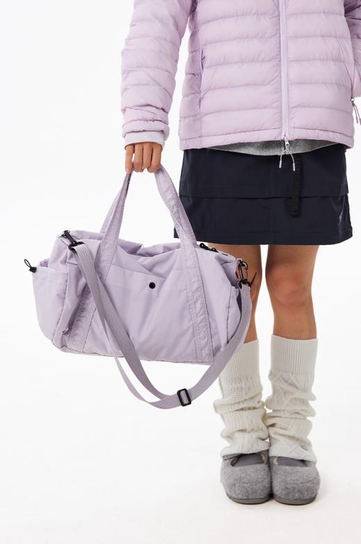 CryingCenter轻量户外耐磨尼龙格纹运动斜挎包手提包可收纳中号 商品图4