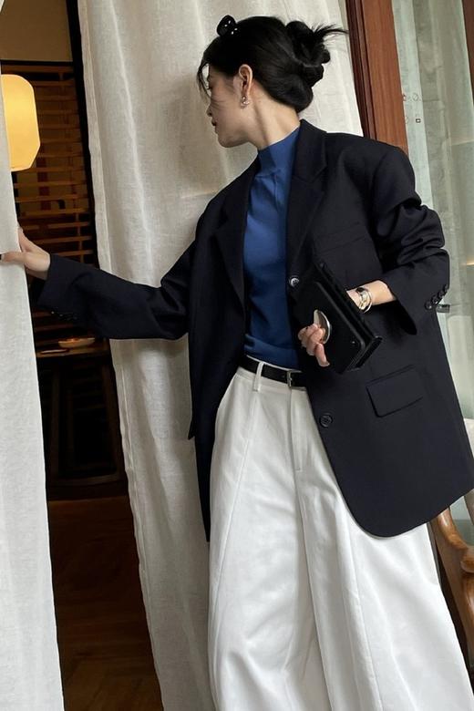 ESTELLICA 韩版休闲气质翻领西装外套 20706 商品图3