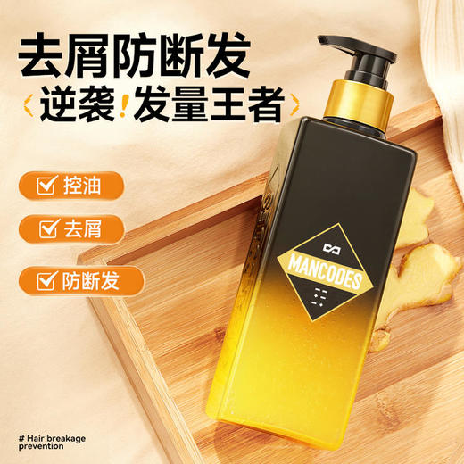 🔥【79任选3件】✅礼盒发货🔸左颜右色 生姜去屑洗发水300g 商品图5