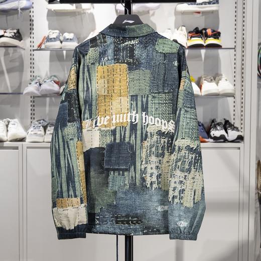 李宁男士梭织时尚潮流印花翻领夹克外套AFDV199 商品图1