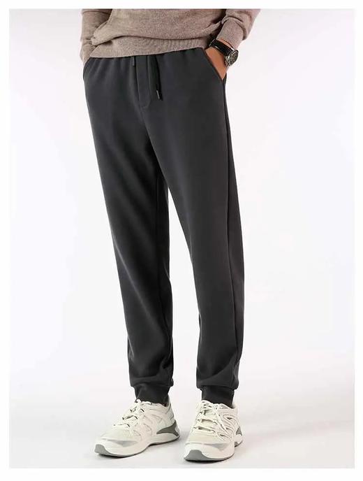 【磨毛内层+蓄热空气层+防风抗寒层】耐尔羊毛蚕丝防风休闲男裤（W4094） 商品图8