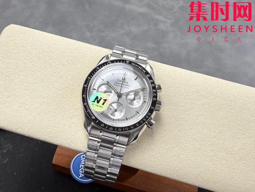 N1欧米茄超霸计时系列 超霸月球表 第四代超霸 银盘超霸 定制透底Cal.3861手动上链机械机芯 男士腕表 表径42mm 商品图4