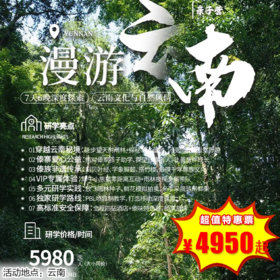 【出京营·1月18日-2月14日】7天6晚寒假·云南亲子营，穿越热带雨林，傣寨爱心公益，傣族非遗传承，犀牛小熊猫零距离互动，放飞雨林种子、鲜花模拟拍卖，累计16h公益时长！