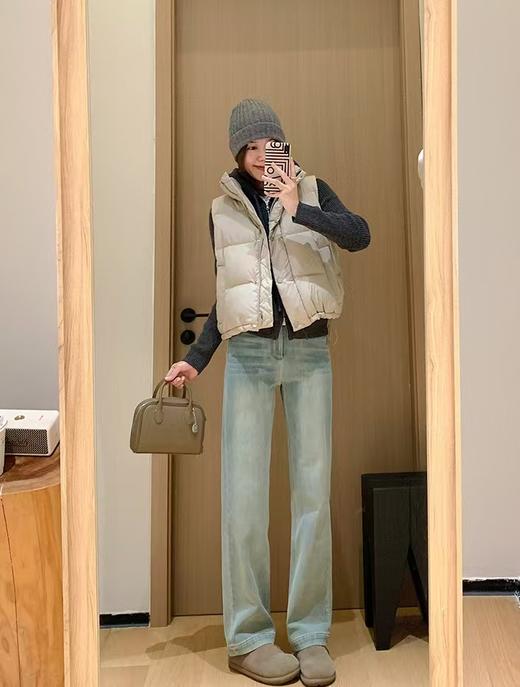 土耳其新作高光水洗抓绒青青薯条裤 商品图4