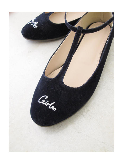 Kaiy Xiao 魔法学院系列  KAIYXIAO GIRL T字刺绣玛丽珍 商品图6