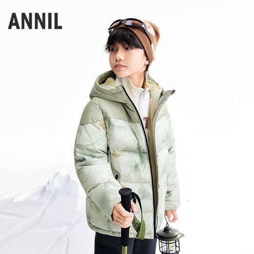 【实体店同款】男童短款羽绒服冬季新款安奈儿童装AB545360 商品图1