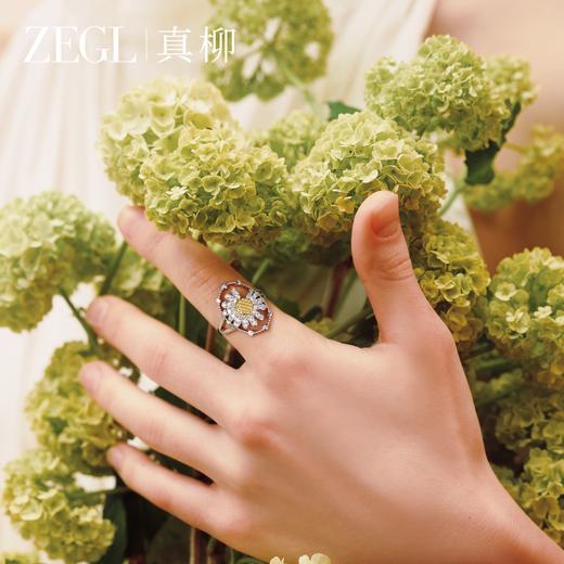 ZEGL雏菊系列锆石戒指女轻奢高级感指环治愈系小清新百搭配饰品 商品图3