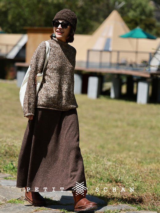 PETIT SCHAN小闪 SHO#003 Dedicated Practitioner 笃行者 意大利水洗马皮澳洲皮毛一体羊羔毛雪地靴 商品图4