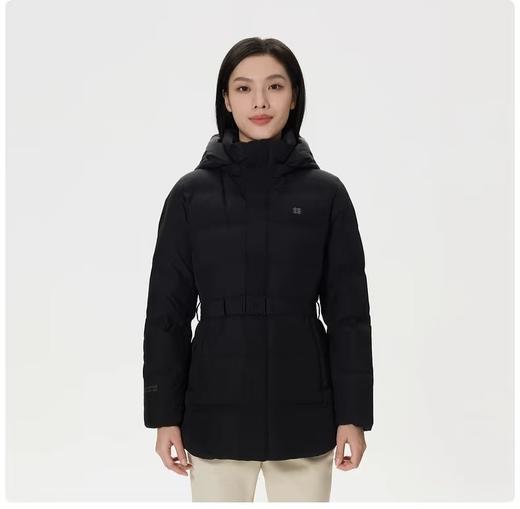 点此购买 可隆冬季女士GORE- TEX防水保暖小蛮腰压胶连帽中长款羽绒服 hbj 335173 商品图4