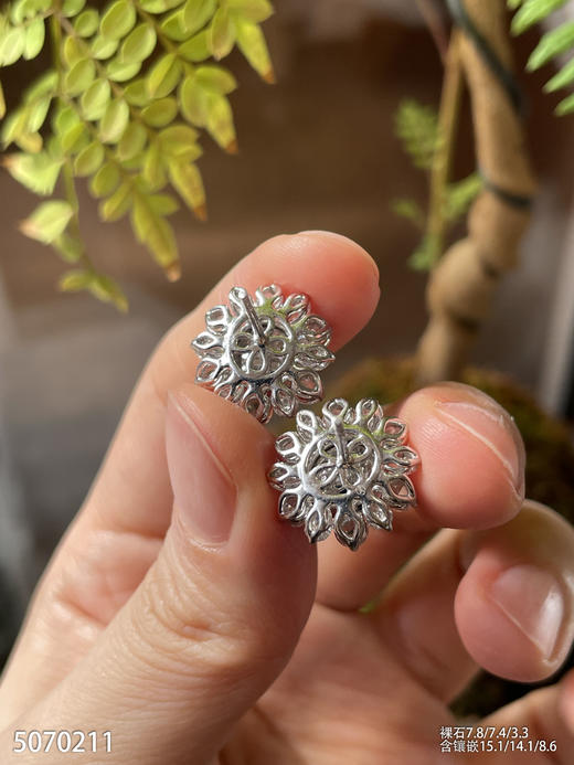 5070211，蛋面耳钉。具体价格微信咨询 商品图5