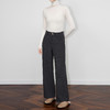 「高货wl」全新升级【铂金会员220/天猫289/差价69】(61754)洛诗琳通勤加厚毛呢长裤2025秋冬休闲直筒窄版阔腿裤女 商品缩略图0