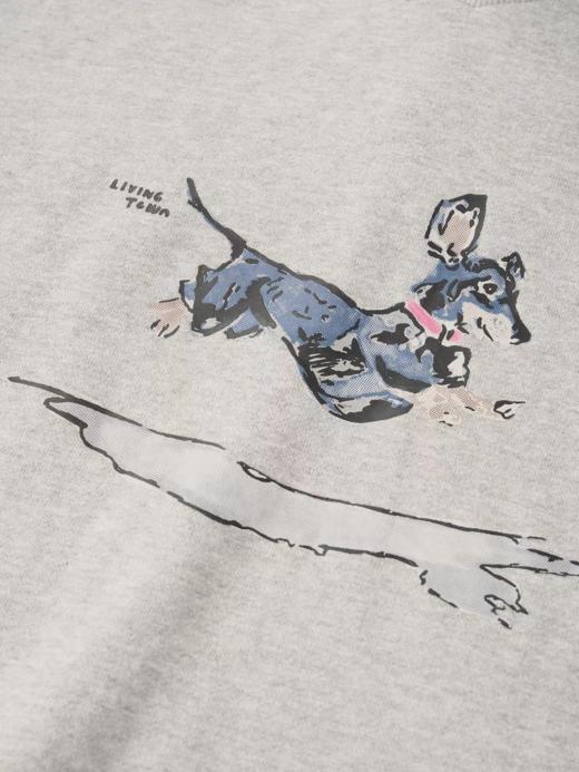 LIVINGTOWN/LT飞驰小狗V领卫衣 商品图4