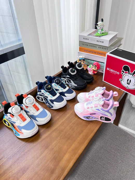 巴布豆皮面旋转扣运动鞋S706A 商品图5