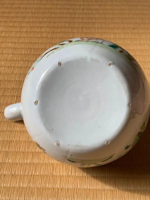 粉彩绘花果纹烧蓝银把茶壶，顺丰包邮 商品图8