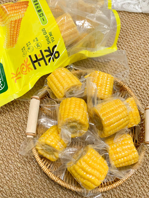 ❗35.9💰到手2大袋共4斤【水果玉米段】开袋即食方便✔️脆甜爽口，优质碳水 ✅云南农家自种水果玉米🌽不打农药，不催熟，配料表干净，原汁原味 商品图3