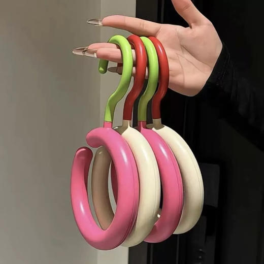 🔥19.9元到手18个‼️必入款，秋冬收纳帽子，围脖必备，❣️某宝一个都要9.9的价格【多巴胺多用途收纳挂钩】让杂乱小物秒变治愈彩虹墙‼️  商品图2