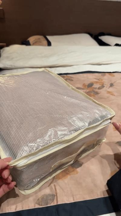 到手3个！收纳狂魔上线！被问爆的加厚【PVC 防潮防霉收纳袋来咯】颜值与实用双在线 商品图5