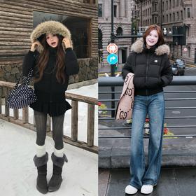 穿搭灵感| 怕冷星人收藏！面包羽绒服也能韩系/随性穿搭双拿捏~