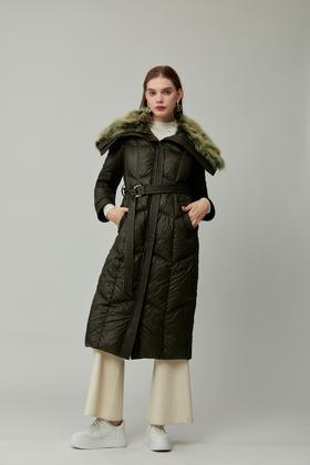 SAFICOO 优雅女人 H微收腰 小众高定版羽绒服