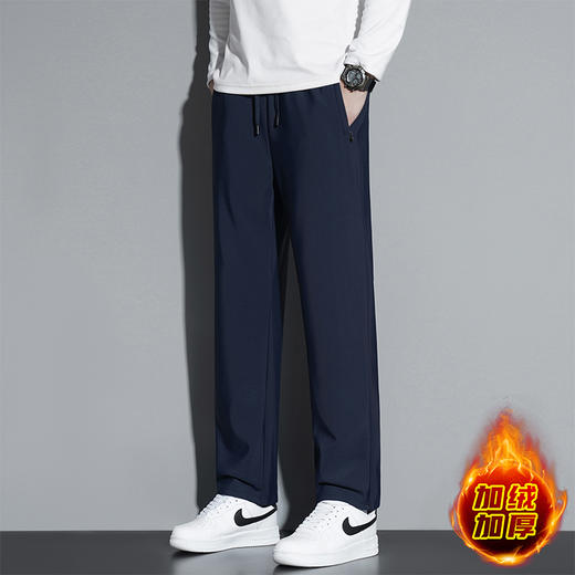雅鹿 加绒加厚石墨烯休闲裤六防科技外穿冲锋裤直筒裤子 2511 商品图7