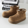 D111112冬季新款雪地鞋时尚丑萌大头加绒加厚保暖短筒靴女 商品缩略图2