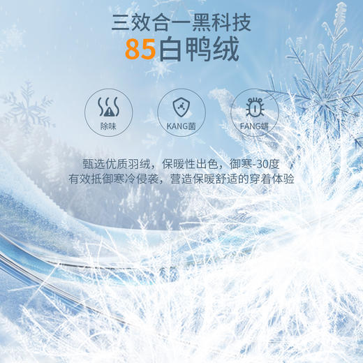 李宁 中性款 长羽绒服 AYMV137 商品图2