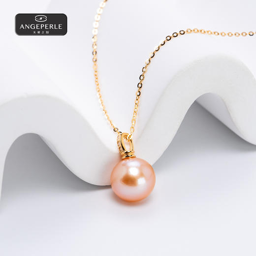 天使之泪 S925银淡水珍珠中国红珍珠吊坠SYJ20 商品图2