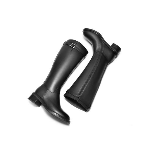 BF楼百丽双子星厚底长筒靴骑士靴女2025冬季新款真皮高筒靴F2X1DDG5 商品图2