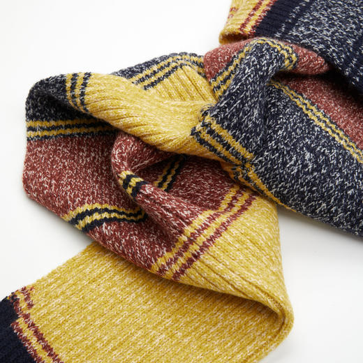 ROMI STUDIO“复古色彩”元宝针粗线柔软百搭保暖围巾 RWCWP07051 商品图2