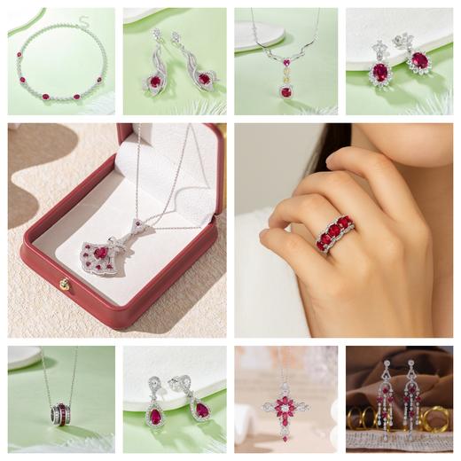 【新豪镶大克拉高定款】G.C珠宝 GLORY CASE培育红宝石蓝宝石祖母绿高定设计款系列 gkzs 商品图1