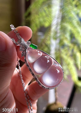 玻璃种福豆吊坠【5090111】具体价格微信咨询